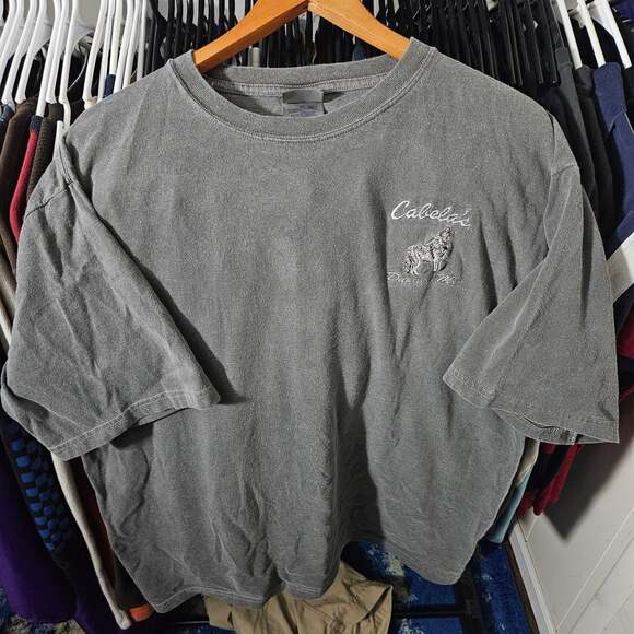 Cabela's Other - Cabelas Wolf T-Shirt Size XL Gray Vintage Embroidered Graphic Tee